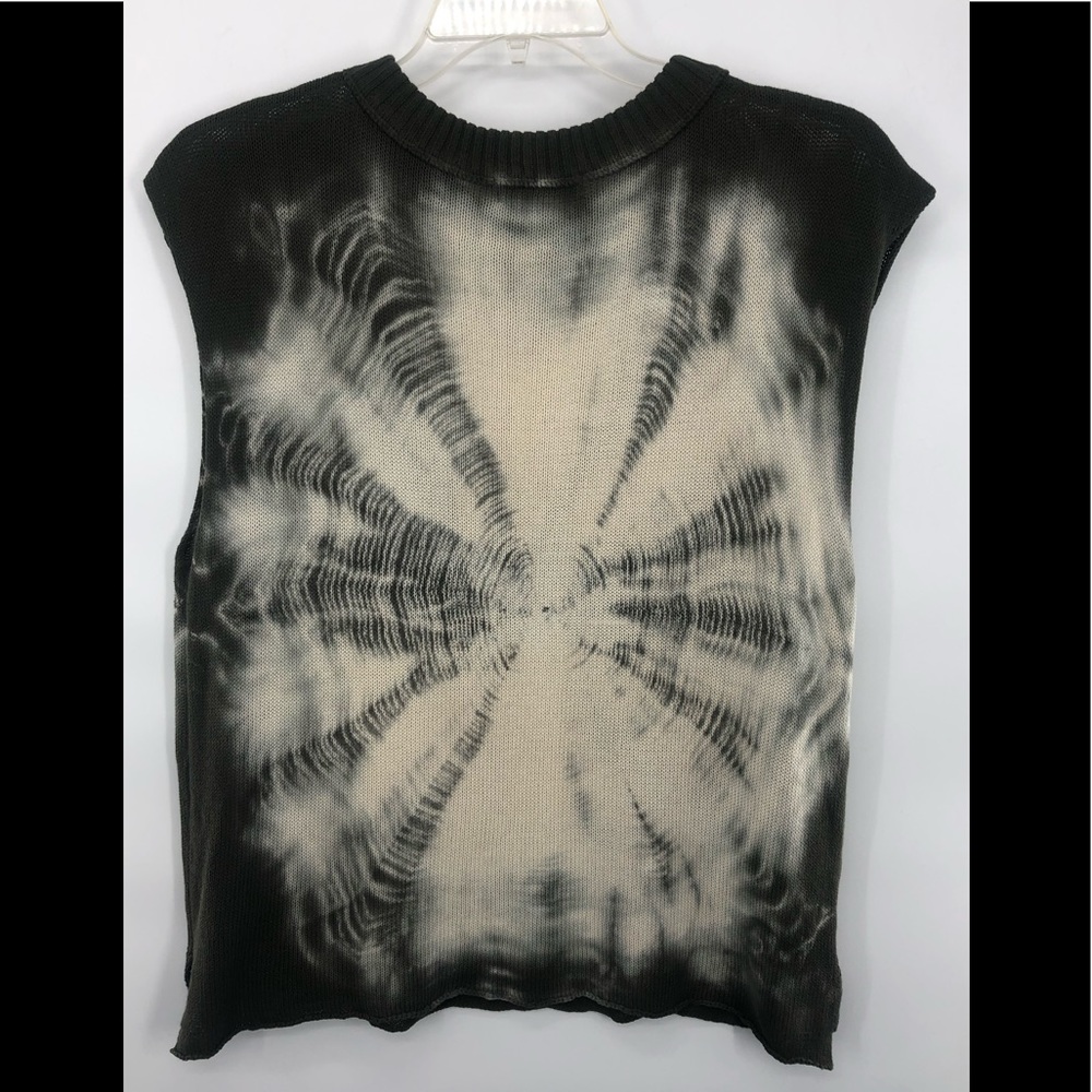 Mododoc Los Angeles Tie Dye Sleeveless Sweater sz L - Picture 2 of 5
